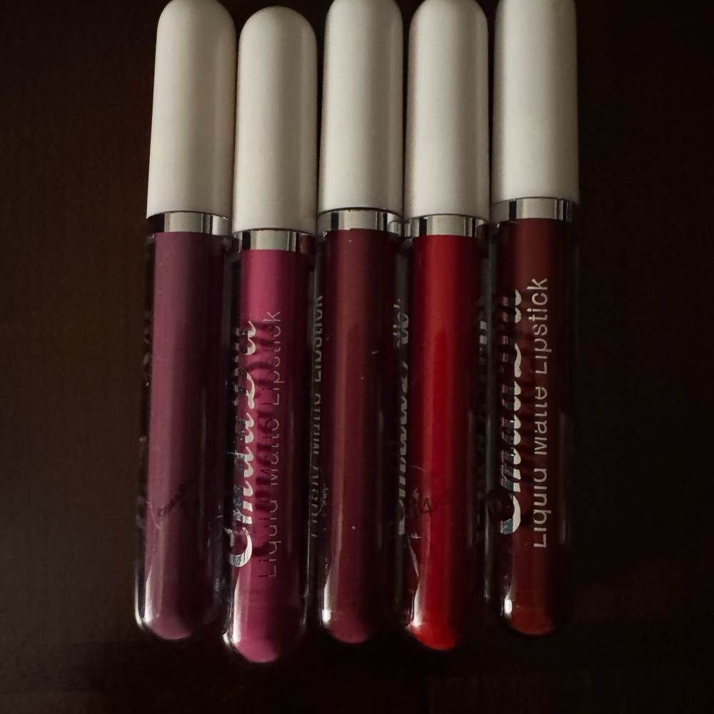 Liquid Matte Lipstick Set - Purple, Pink, Red Shades